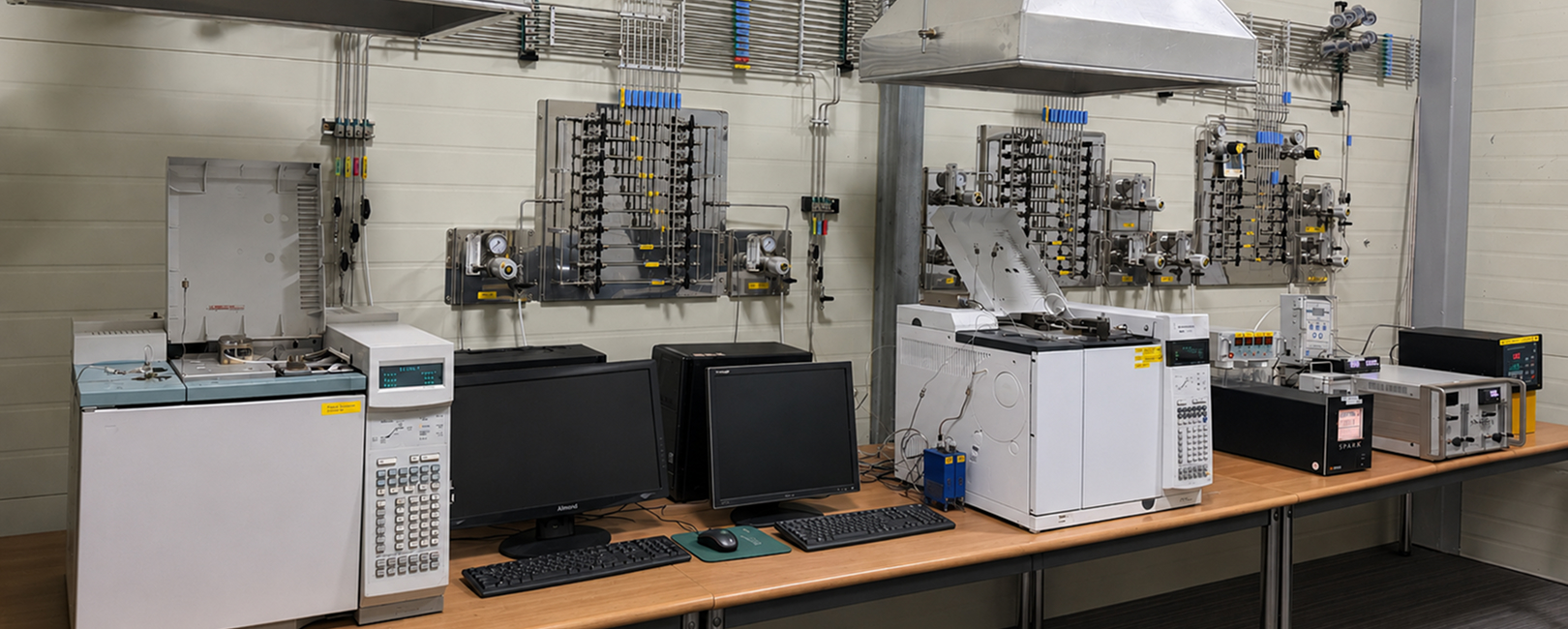 Gas component analysis facility
